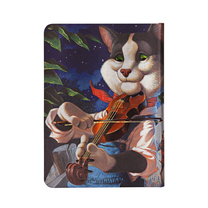 Paperblanks Merry Makers Cat and the Fiddle Midi - Lined Journal