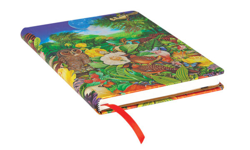 Paperblanks Nature Montages Moon Garden Midi Journal - Blank
