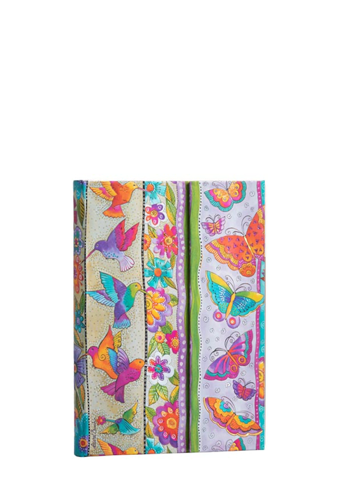 Paperblanks Playful Creations Hummingbirds & Flutterbyes Midi Unlined Journal