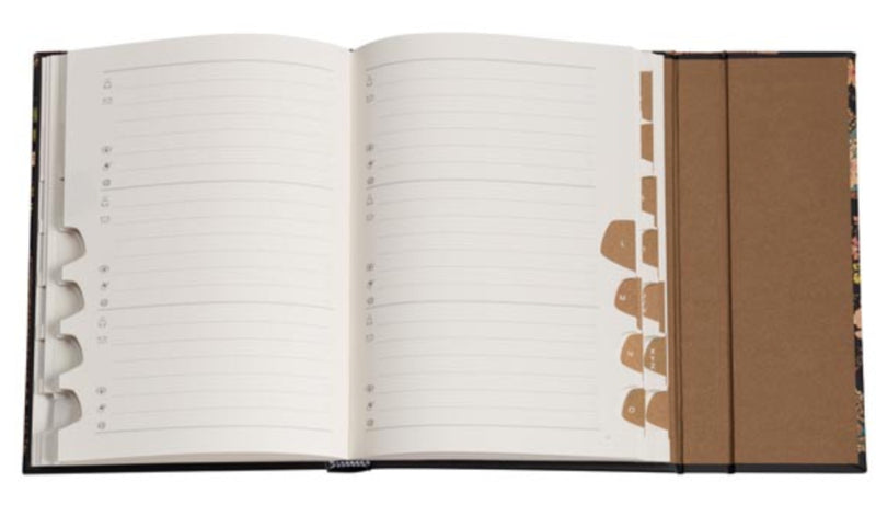 Paperblanks Still Life Burst Ultra Address Book