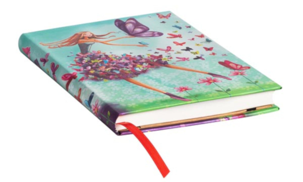 Paperblanks Mila Marquis Summer Butterflies Midi Blank Journal