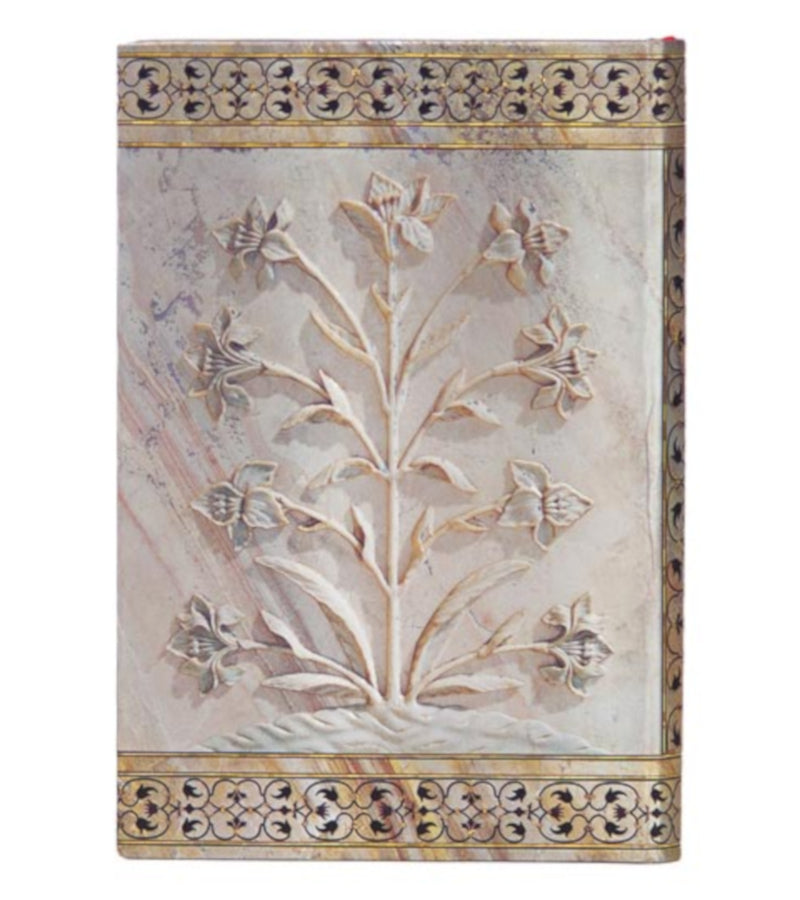 Paperblanks Taj Mahal Flowers, Agra Mini Journal - Lined