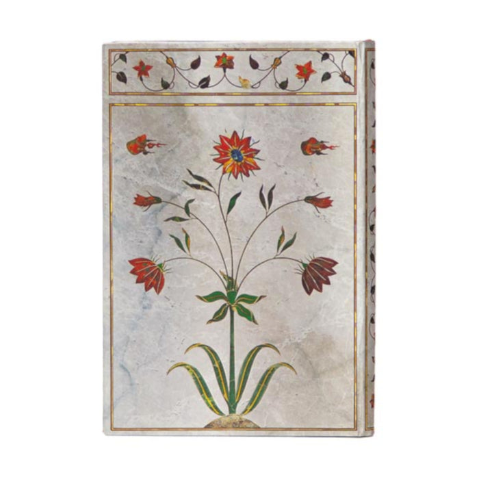 Paperblanks Taj Mahal Flowers, Mumtaz Mini Journal - Unlined