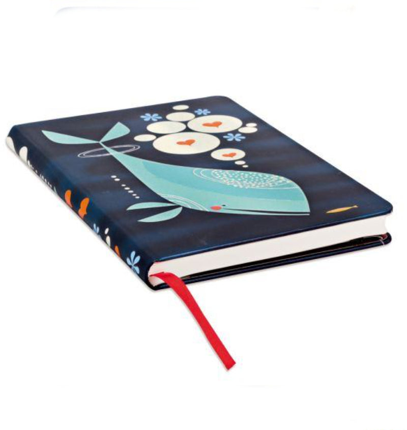 Paperblanks Tracey Whale and Friend Elephant Midi - Lined Journal