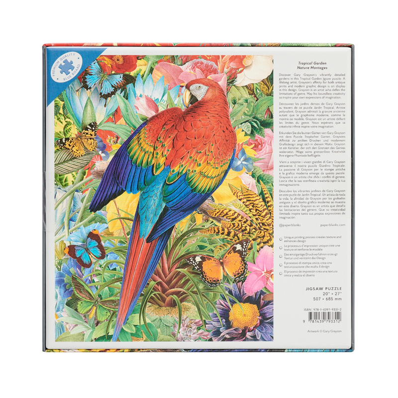 Paperblanks Nature Montages Tropical Garden 1000pcs - Jigsaw Puzzle