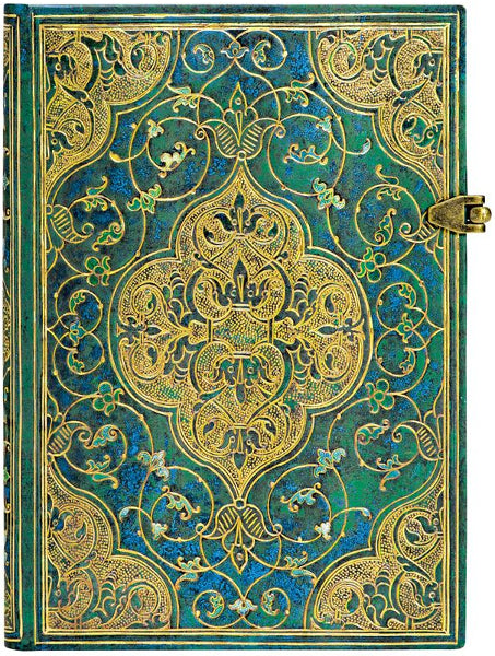 Paperblanks Turquoise Chronicles Midi Lined Journal