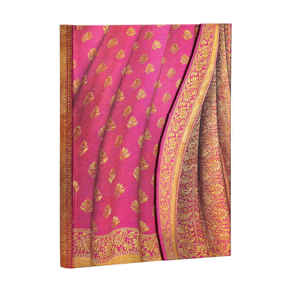 Paperblanks Varanasi Silks - Gulabi Midi Lined