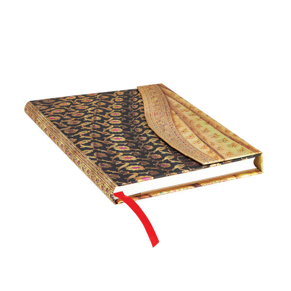 Paperblanks Varanasi Silks - Siyah Midi Ruled