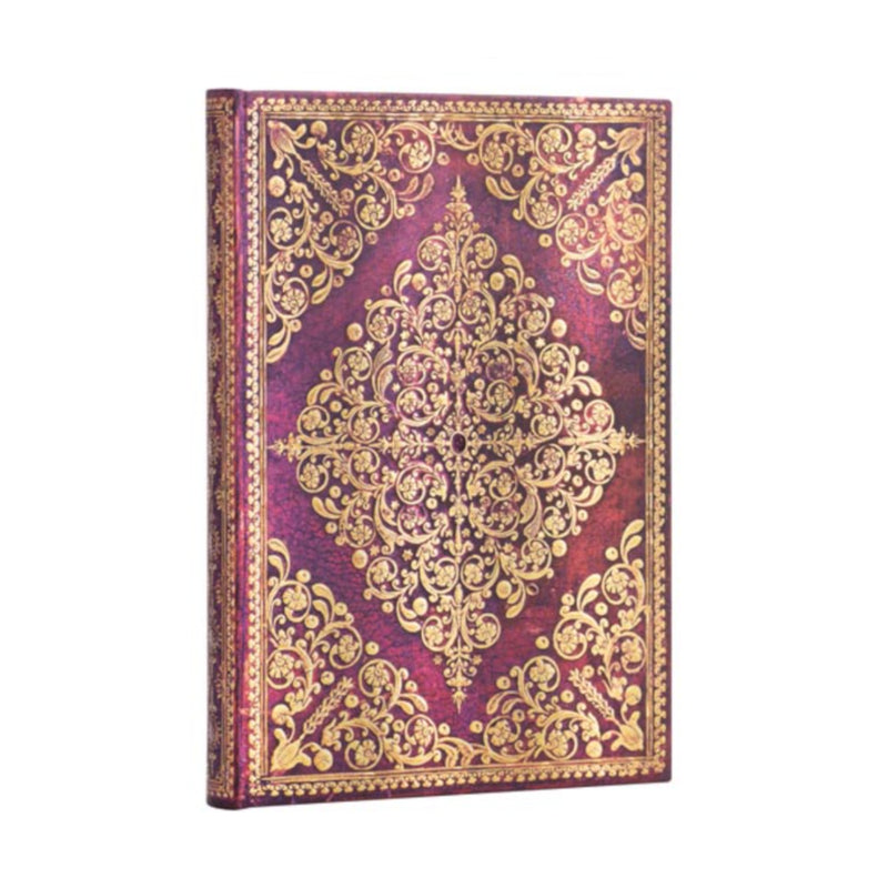 Paperblanks Diamond Rosette Viola Midi Notebook - Blank
