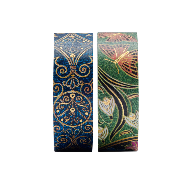 Paperblanks Washi Tape - Azure & Poetry In Bloom
