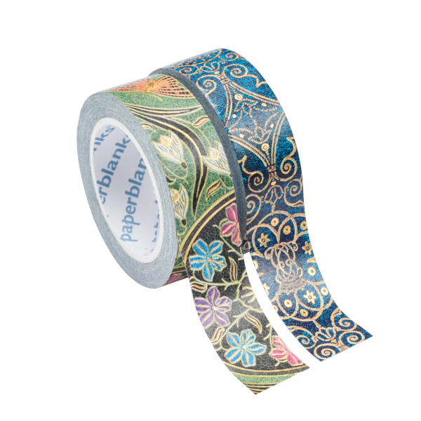 Paperblanks Washi Tape - Azure & Poetry In Bloom