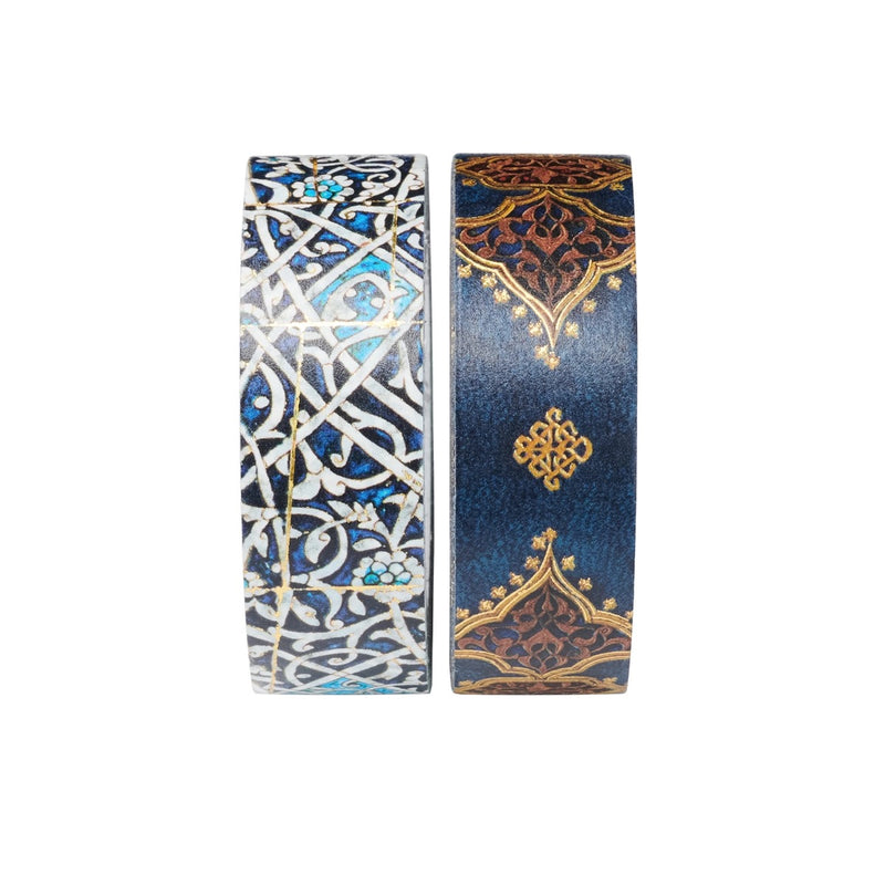Paperblanks Washi Tape - Granada Turquoise & Safavid Indigo