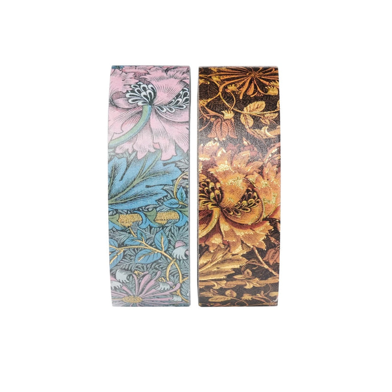 Paperblanks Washi Tape - Morris Honeysuckle & Morris Pink Honeysuckle