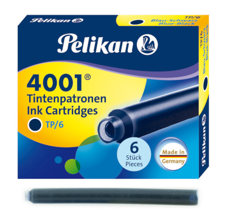 Pelikan 4001 Ink Cartridges - Blue Black