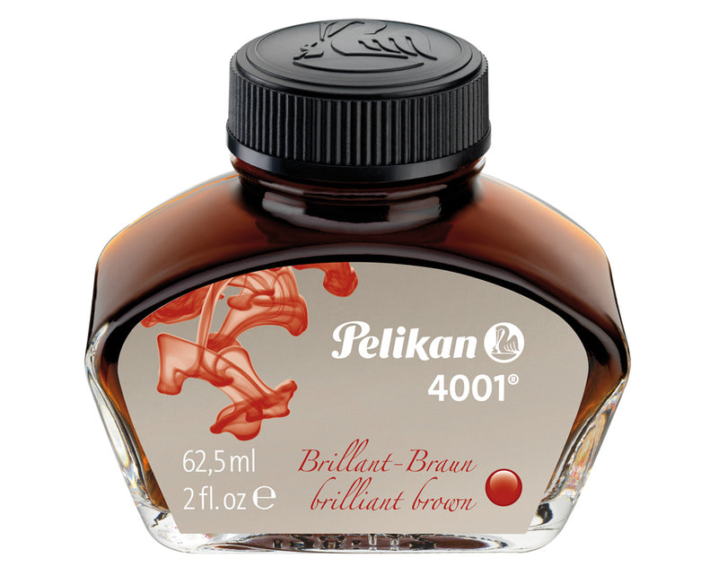 Pelikan 4001 Ink Bottle Large 62.5 ml - Brilliant Brown