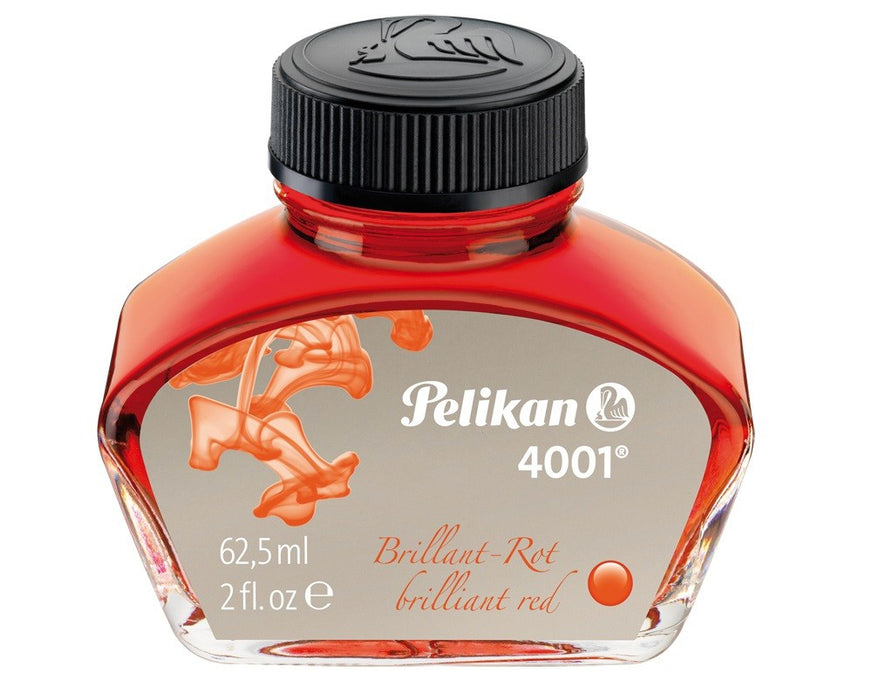 Pelikan 4001 Ink Bottle Large 62.5 ml - Brilliant Red