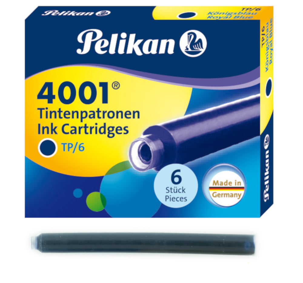 Pelikan 4001 Ink Cartridges - Royal Blue — Pulp Addiction