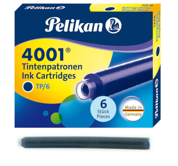 Pelikan 4001 Ink Cartridges - Royal Blue