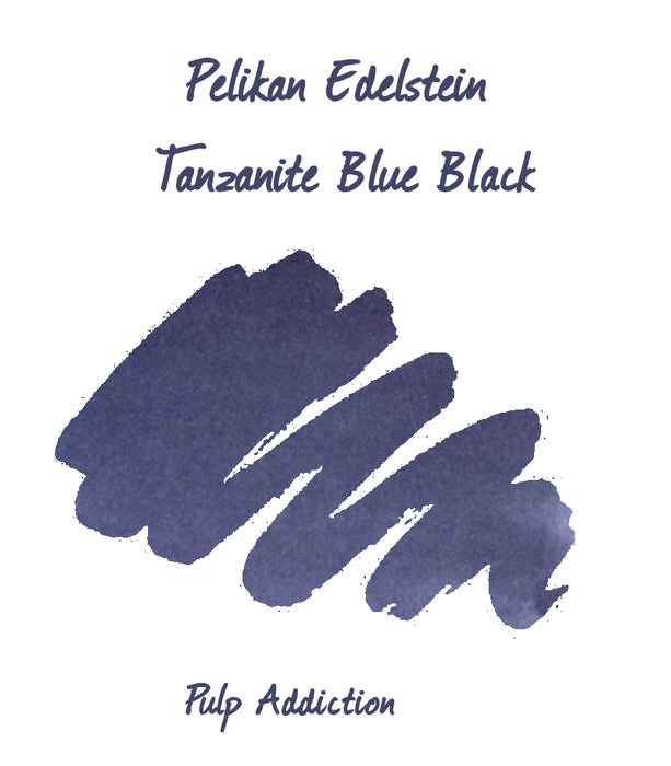 Pelikan Edelstein Ink Cartridges - Tanzanite Blue Black