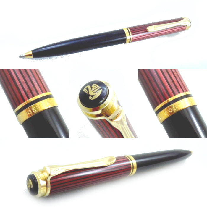 Pelikan K600 Ballpoint Pen - Souveran Black Red