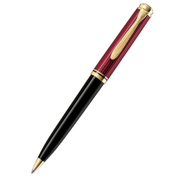 Pelikan K800 Ballpoint Pen - Souveran Black / Red