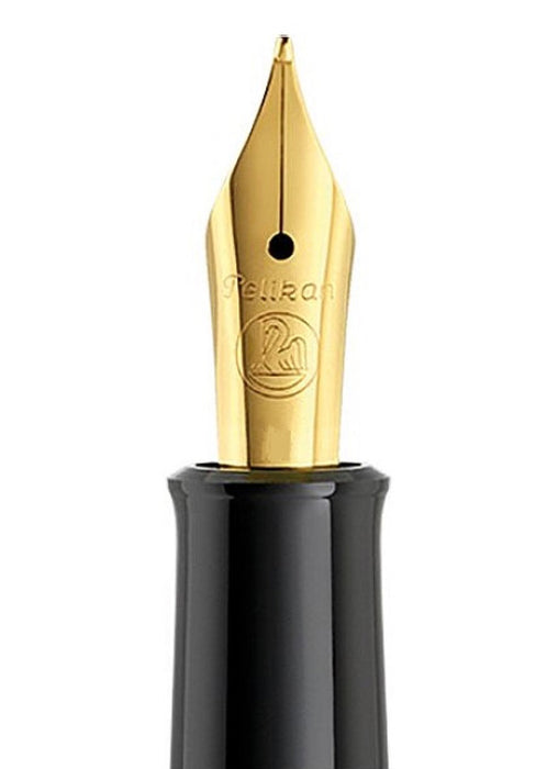 Pelikan M200 Fountain Pen Gold Plated Nib - Broad