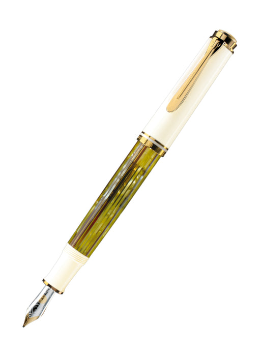 Pelikan M400 Fountain Pen - Souveran Tortoiseshell White - Fine