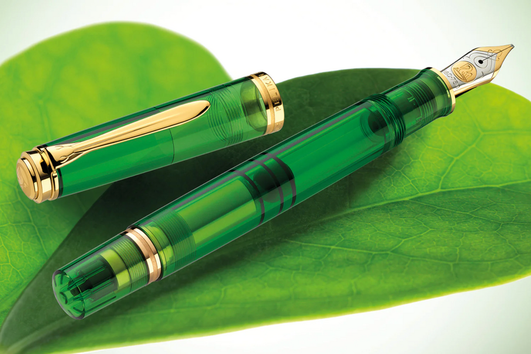 *NEW* Pelikan M800 Fountain Pen Green Demonstrator Special Edition - Fine