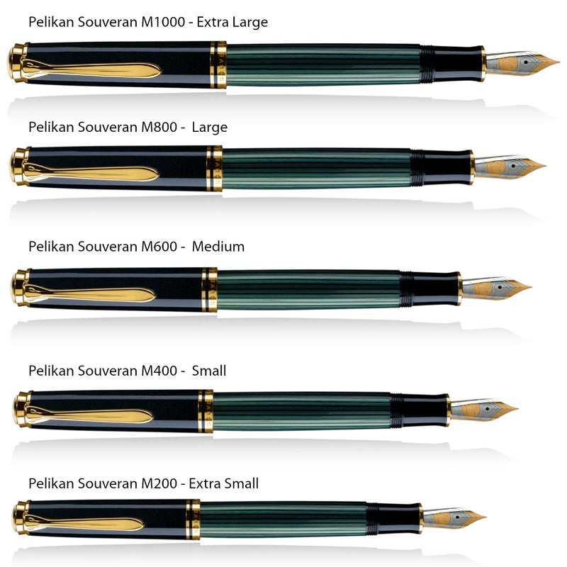 Pelikan M1000 Fountain Pen - Souveran Black Green