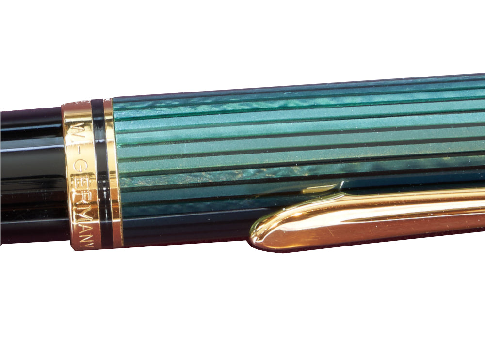 Pelikan K800 Ballpoint Pen - Souveran Black Green