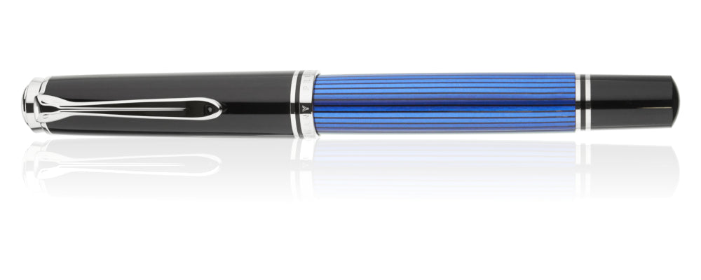 Pelikan M805 Fountain Pen - Souveran Black Blue - Medium