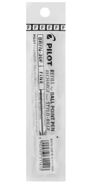 Pilot BRFN-30F Black Fine Ballpoint Refill