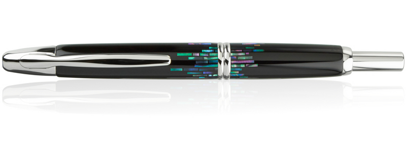 Pilot Namiki Capless (Vanishing Point) Raden Fountain Pen - Stripe - Medium