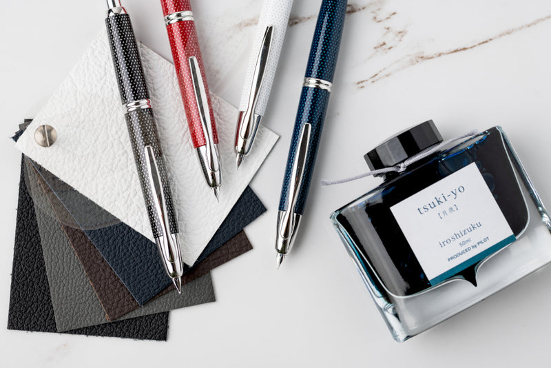 Pilot Capless (Vanishing Point) Black Carbones Fountain Pen - Fine