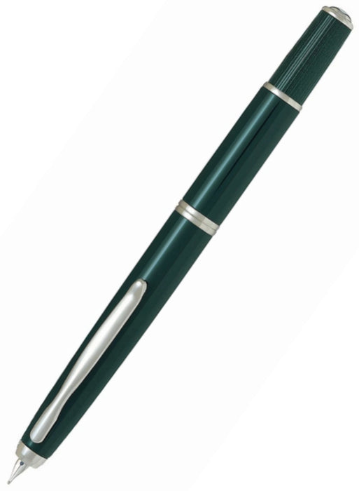 Pilot Capless Fermo Fountain Pen - Dark Green Medium