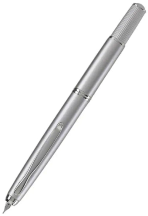 Pilot Capless Fermo Fountain Pen - Silver Medium