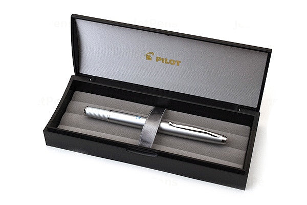 Pilot Capless Fermo Fountain Pen - Silver Fine