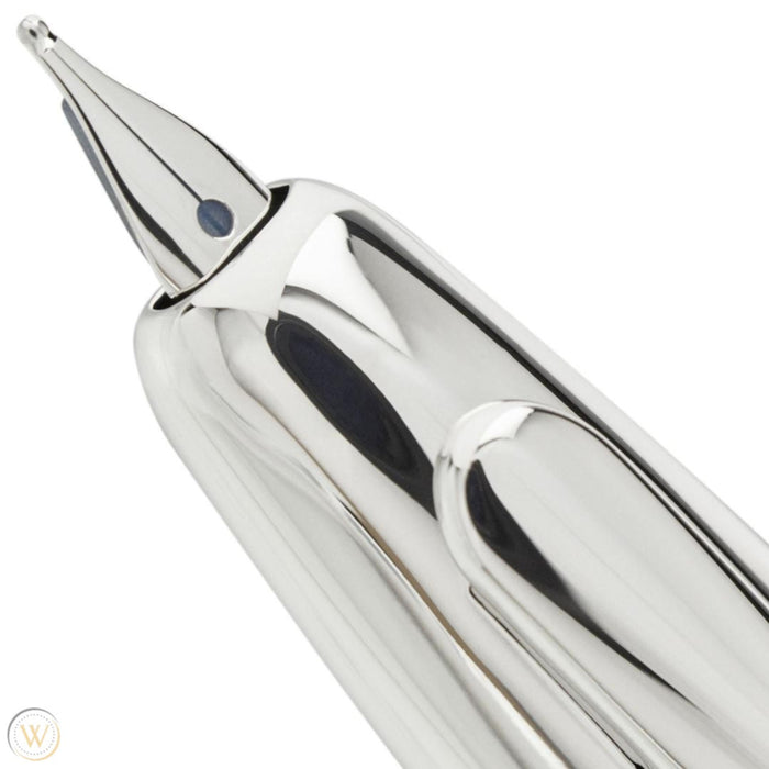 Pilot Capless (Vanishing Point) Rhodium White Fountain Pen - Fine