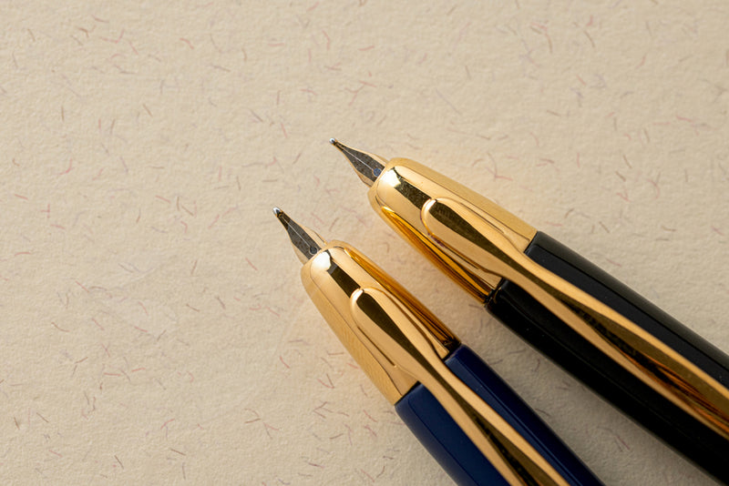 Pilot Capless (Vanishing Point) Gold Black Fountain Pen - Medium