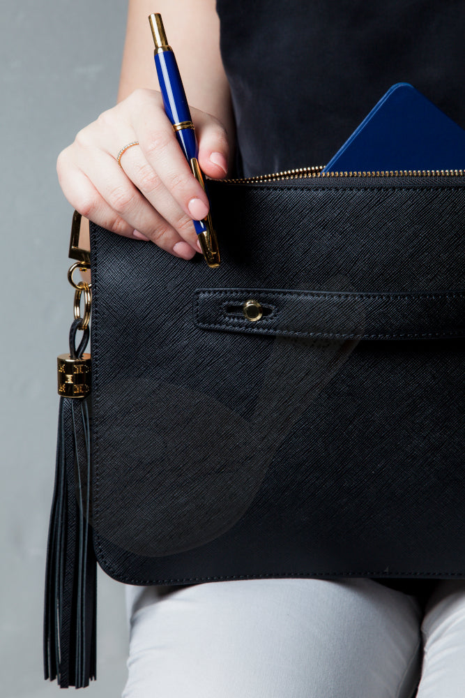 Pilot Capless (Vanishing Point) Gold Blue Fountain Pen - Medium