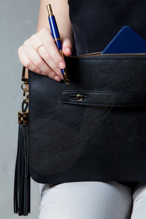 Pilot Capless (Vanishing Point) Gold Blue Fountain Pen - Fine