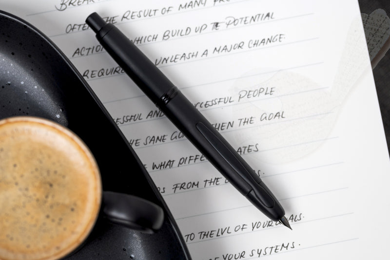 Pilot Capless (Vanishing Point) Matte Black Fountain Pen - Medium