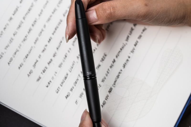 Pilot Capless (Vanishing Point) Matte Black Fountain Pen - Medium