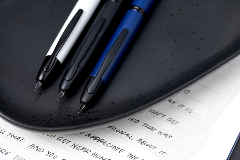 Pilot Capless (Vanishing Point) Matte Blue Fountain Pen - Fine