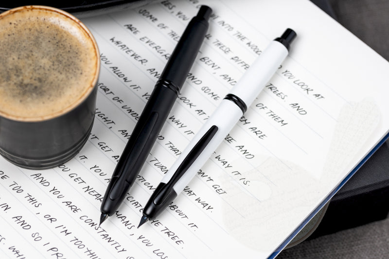 Pilot Capless (Vanishing Point) Matte Black Fountain Pen - Medium