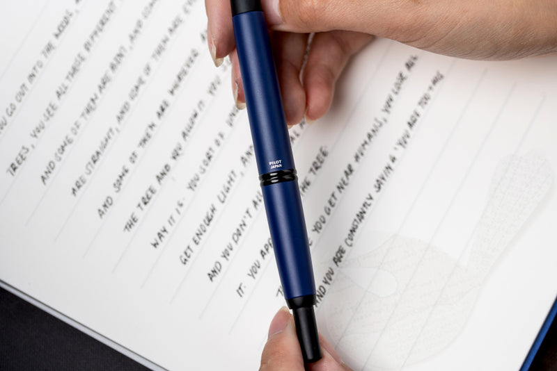 Pilot Capless (Vanishing Point) Matte Blue Fountain Pen - Fine