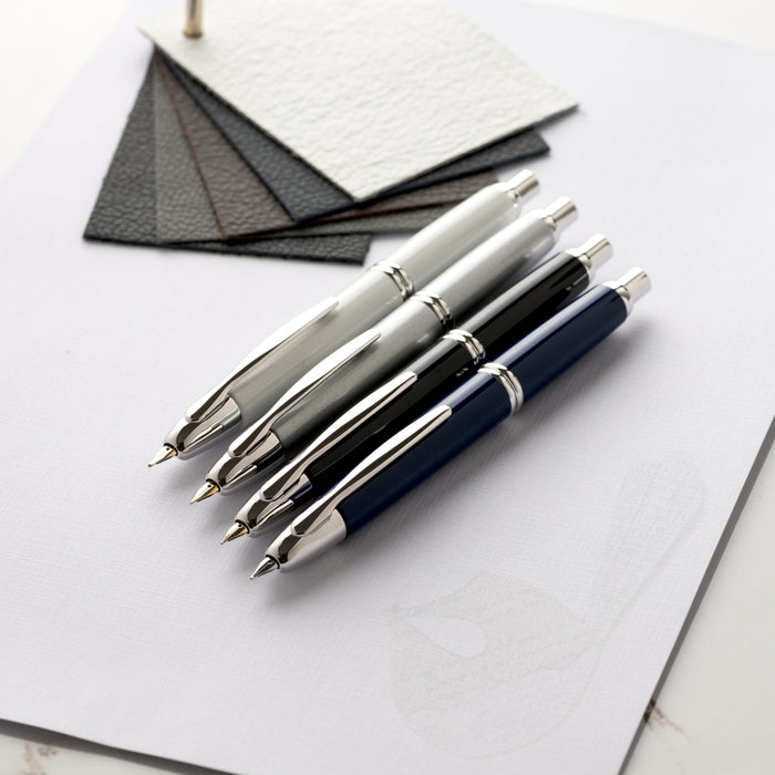 Pilot Capless (Vanishing Point) Rhodium White Fountain Pen - Medium