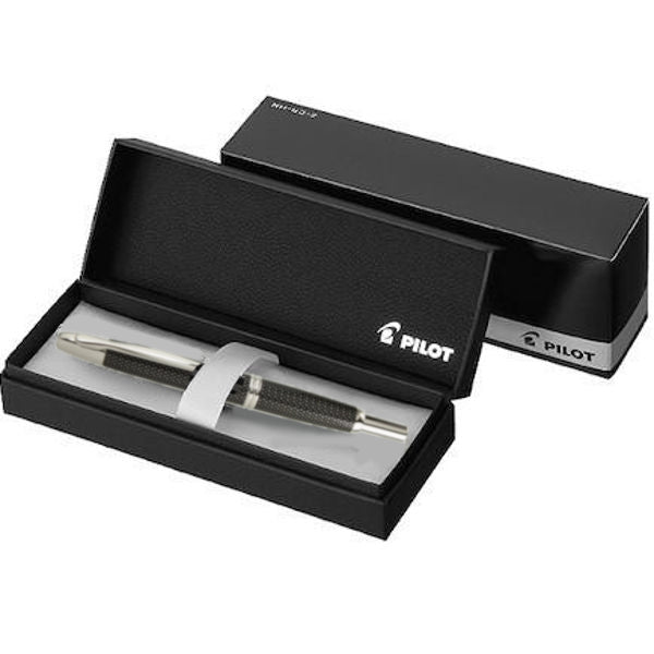 Pilot Capless (Vanishing Point) Black Carbonesque Fountain Pen - Medium