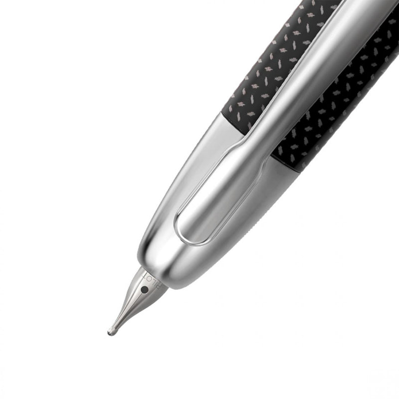 Pilot Capless (Vanishing Point) Black Carbonesque Fountain Pen - Medium