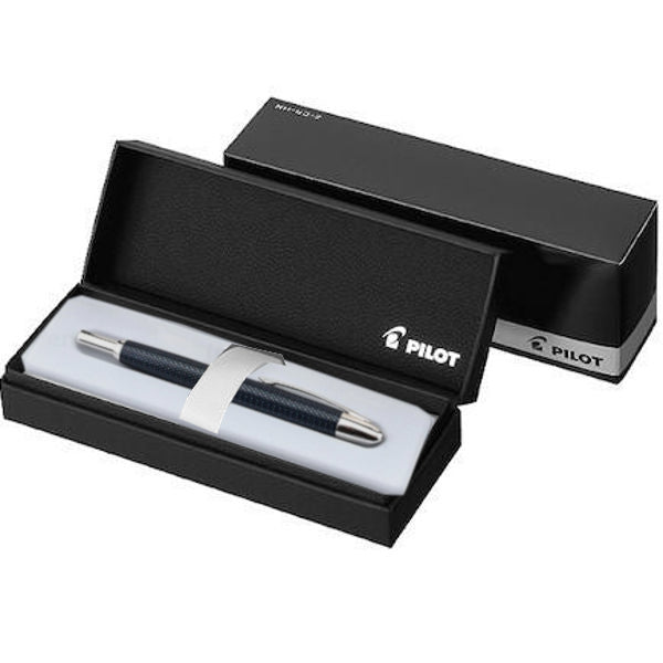 Pilot Capless (Vanishing Point) Blue Carbonesque Fountain Pen - Medium